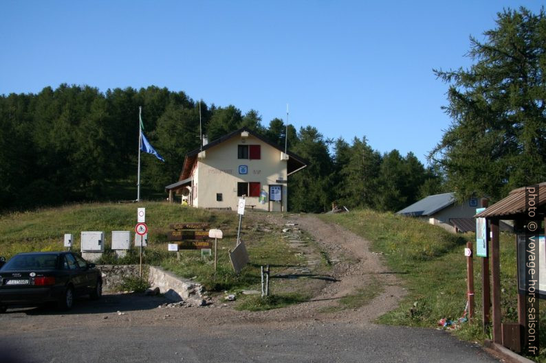 Rifugio F. Allavena Nuovo au Colle Melosa. Photo © André M. Winter