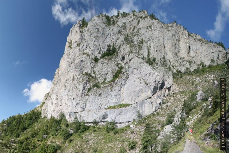 Versant est du Mont Peïrevieille, 2038 m. Photo © André M. Winter