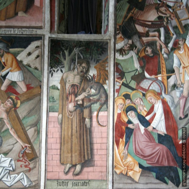 Fresque de Judas dans Notre-Dame-des-Fontaines. Photo © André M. Winter