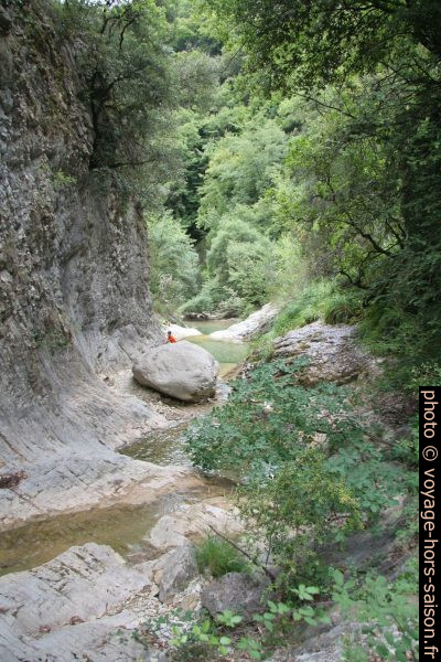 Dans les Gorges du Paillon de Contes. Photo © André M. Winter