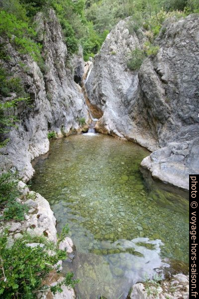 Gorges du Paillon de Contes. Photo © André M. Winter