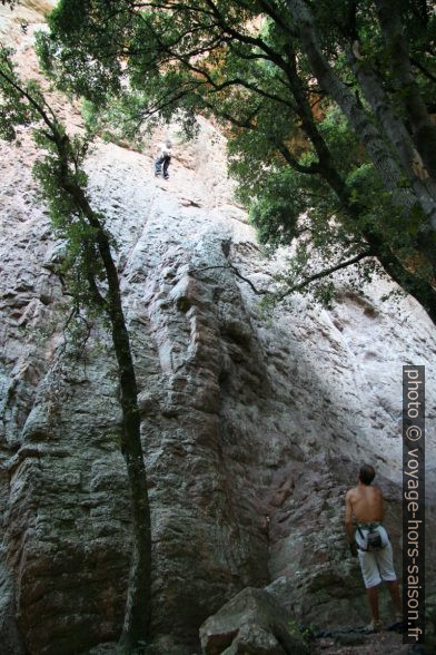 Escaladeurs dans les Gorges du Blavet. Photo © André M. Winter