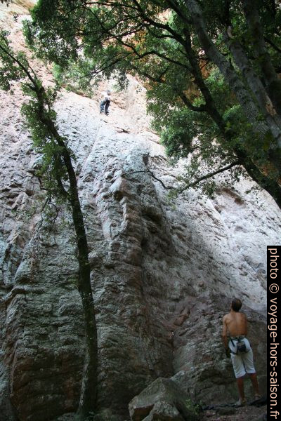 Escaladeurs dans les Gorges du Blavet. Photo © André M. Winter