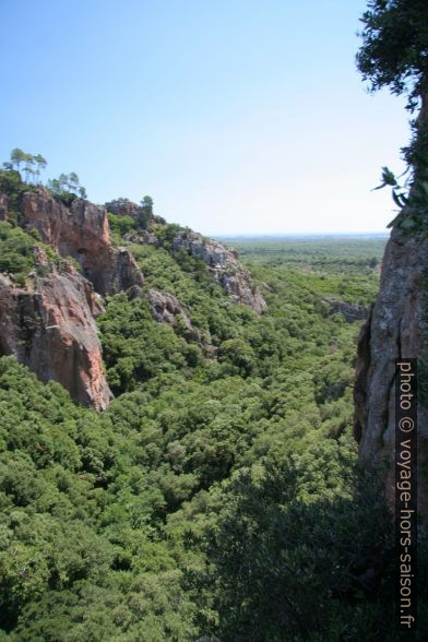 Sortie sud des Gorges du Blavet. Photo © André M. Winter