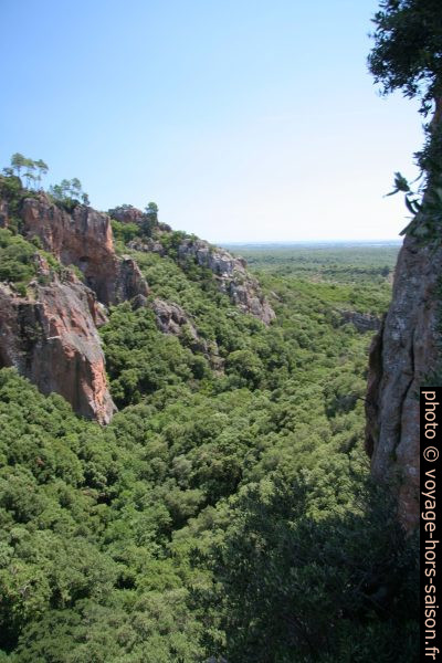 Sortie sud des Gorges du Blavet. Photo © André M. Winter