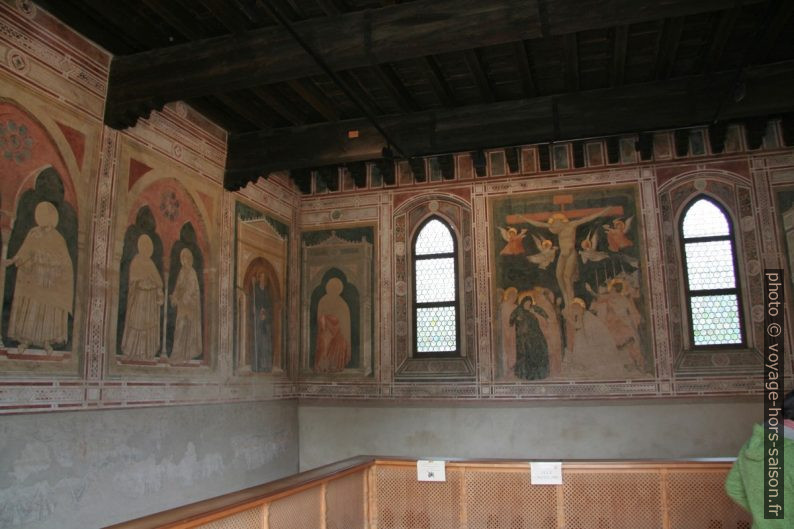 Fresques de la salle capitulaire de l'Abbaye de Pomoposa. Photo © André M. Winter