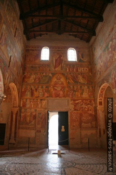Fresques du narthex de l'Abbaye de Pomposa. Photo © André M. Winter