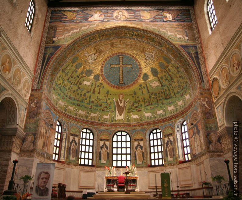 L'abside de Saint-Apollinaire in Classe. Photo © André M. Winter