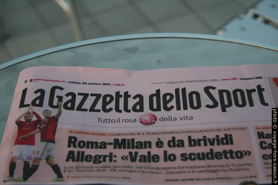 La Gazzetta dello Sport - Tutto il rosa della vita. Photo © André M. Winter