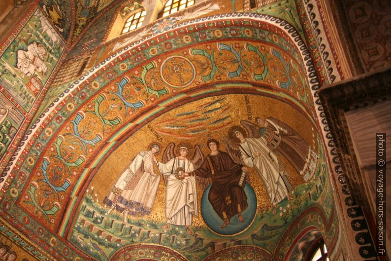 Abside byzantine de la Basilica San Vitale. Photo © André M. Winter