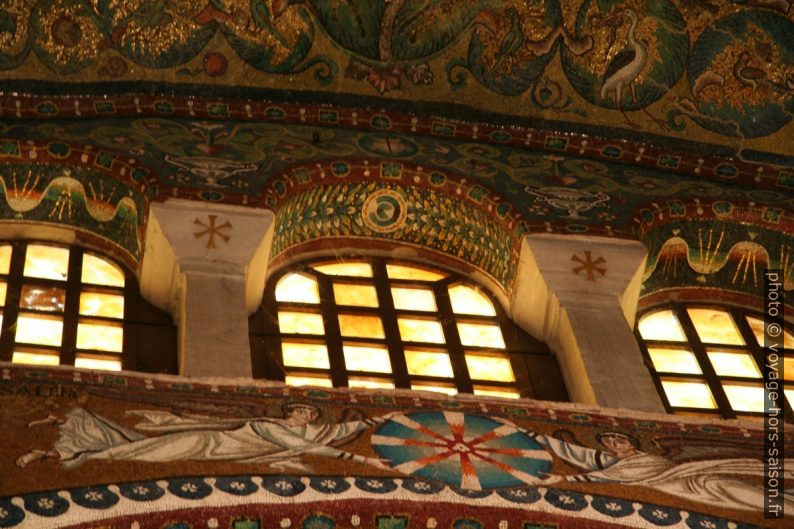 Détail des mosaïques de la Basilica San Vitale. Photo © André M. Winter
