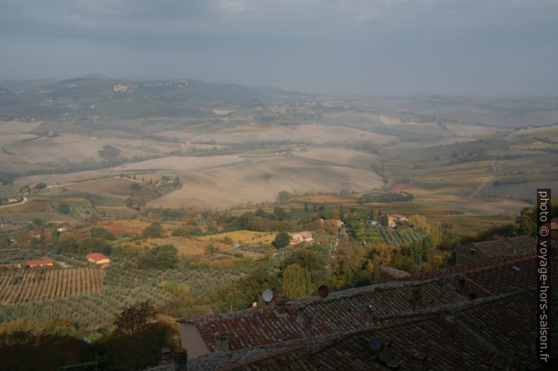 Jardins et champs autour de Montepulciano. Photo © André M. Winter