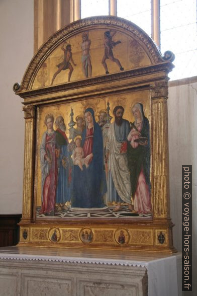 Retable de Matteo di Giovanni dans le Duomo di Pienza. Photo © André M. Winter