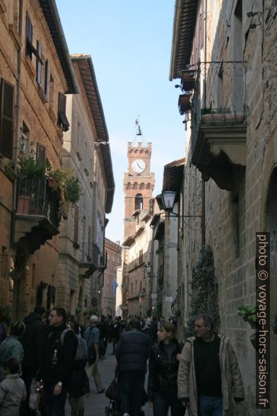 La route principale du centre de Pienza. Photo © André M. Winter