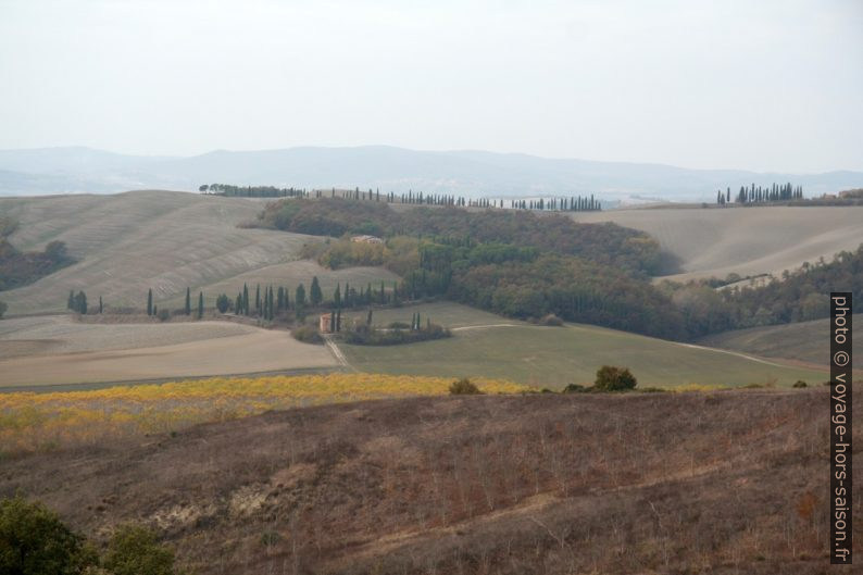 Paysage de la Toscane en automne. Photo © André M. Winter