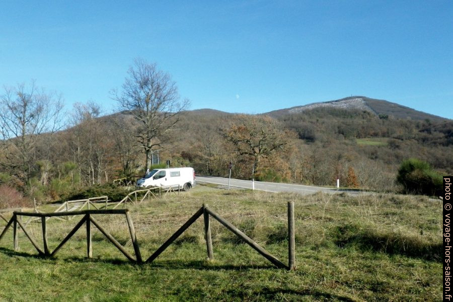 Notre trafic sur l'aire de pique-nique sur la SS478 entre Sarteano et Radicofani. Photo © André M. Winter