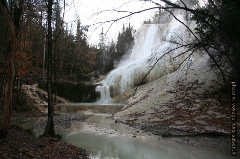 La Baleine Blanche et le Fosso Bianco à Bagni San Filippo. Photo © André M. Winter