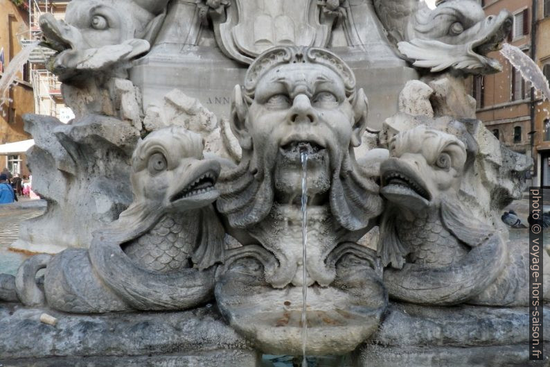 Détail de la Fontaine du Panthéon. Photo © Alex Medwedeff