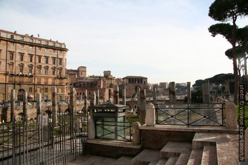 Forum de Trajan avec la Basilique Ulpia. Photo © André M. Winter