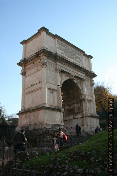 L'Arc de Titus. Photo © André M. Winter