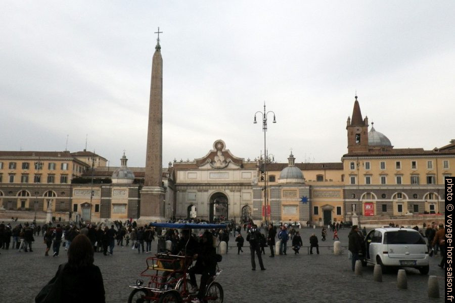 Obélisque et Porta del Popolo. Photo © André M. Winter