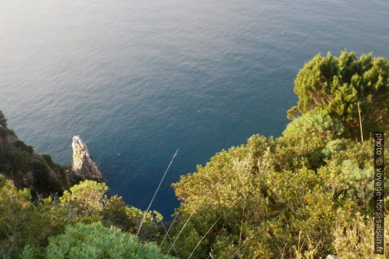 Côte abrupte du versant sud du Capo Palinuro. Photo © André M. Winter