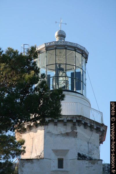 Lanterne du Phare du Capo Palinuro. Photo © Alex Medwedeff