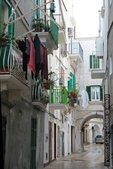 Ruelle pavée de grandes dalles. Photo © Alex Medwedeff