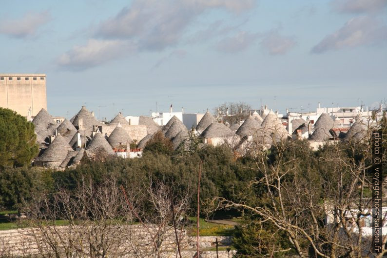 Trulli de la zone nord d'Alberobello. Photo © André M. Winter