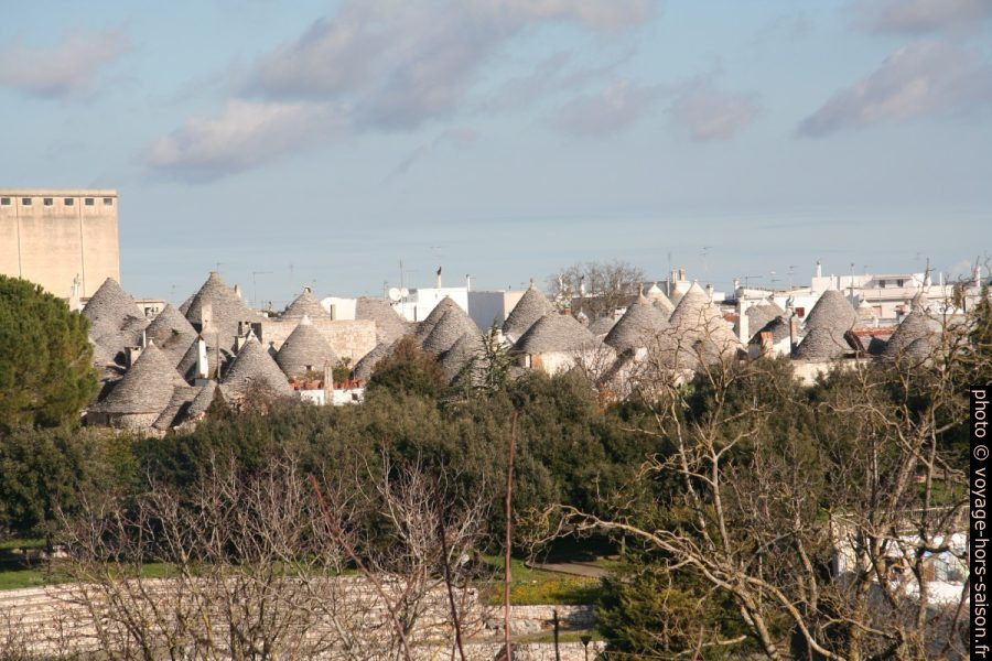 Trulli de la zone nord d'Alberobello. Photo © André M. Winter