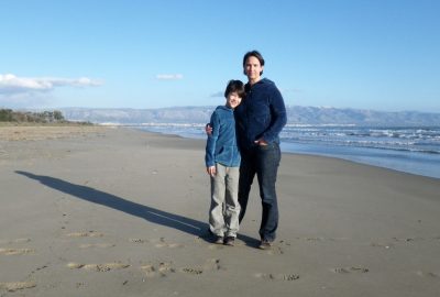 Nicolas et Alex au Lido Salpi. Photo © André M. Winter