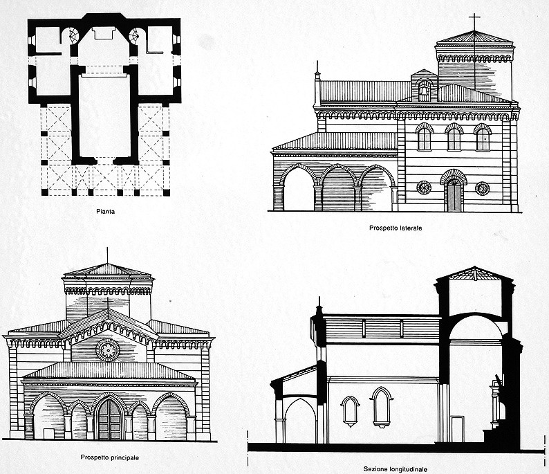 Plans de la Chiesa di Santa Maria di Punta Penna