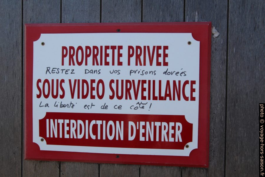 Privé contre public. Photo © André M. Winter