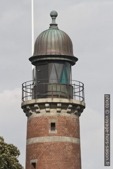 Lanterne du phare de Holtenau nord. Photo © André M. Winter