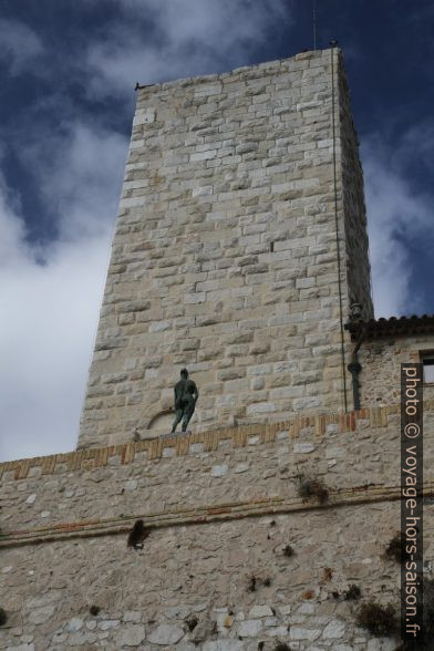 Château Grimaldi et Musée Picasso vu des remparts. Photo © Alex Medwedeff