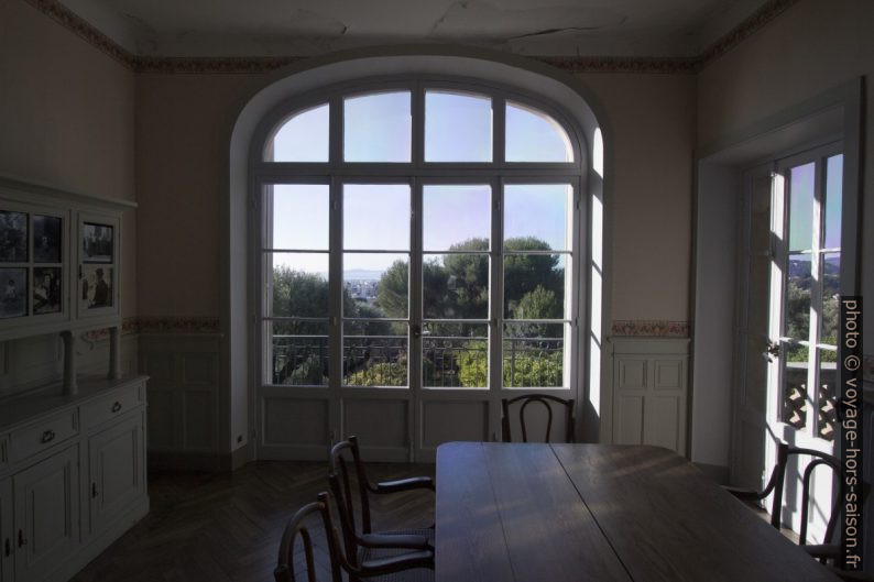 Salle à manger de la villa Renoir à Cagnes. Photo © André M. Winter