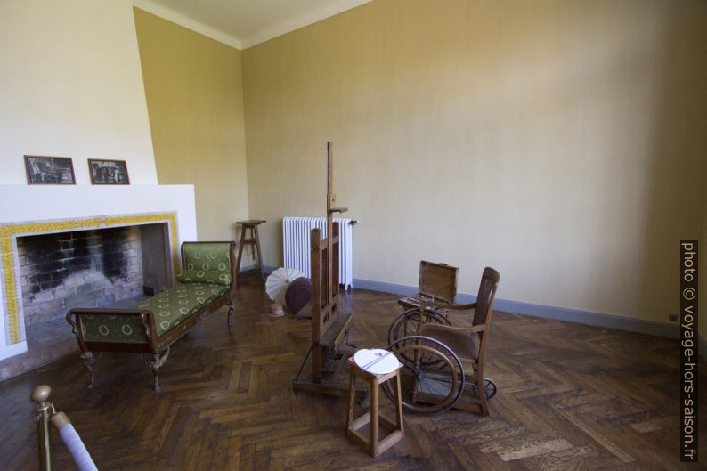 Grand atelier de Renoir avec sa chaise roulante. Photo © André M. Winter