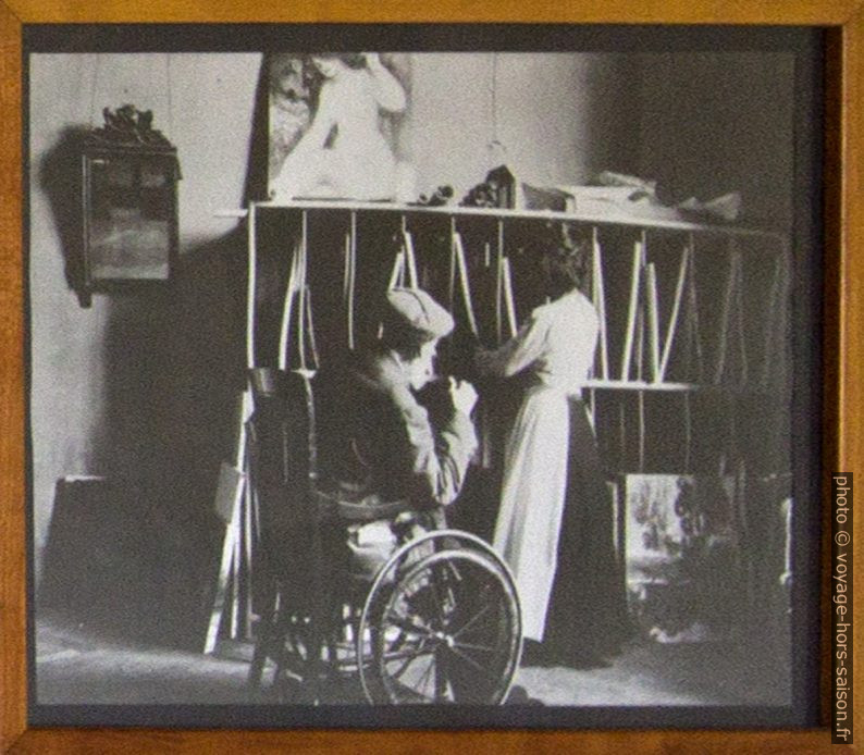 Auguste Renoir dans son atelier à Cagnes. Photo © André M. Winter