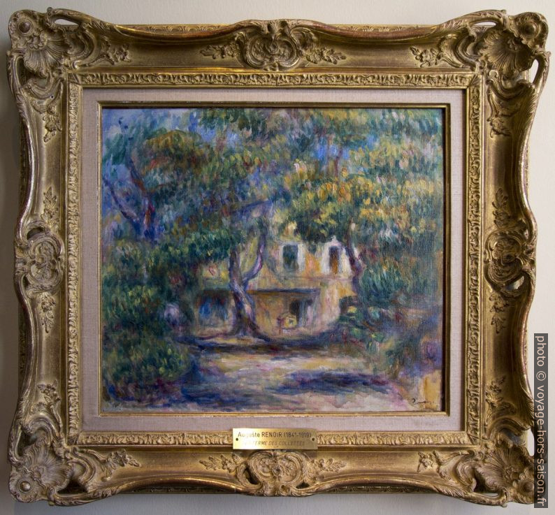 La ferme des Collettes par Pierre-Auguste Renoir. Photo © André M. Winter