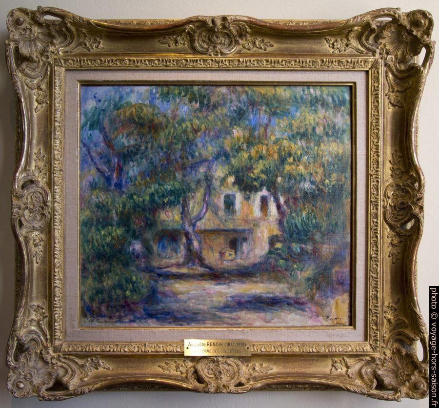 La ferme des Collettes par Pierre-Auguste Renoir. Photo © André M. Winter