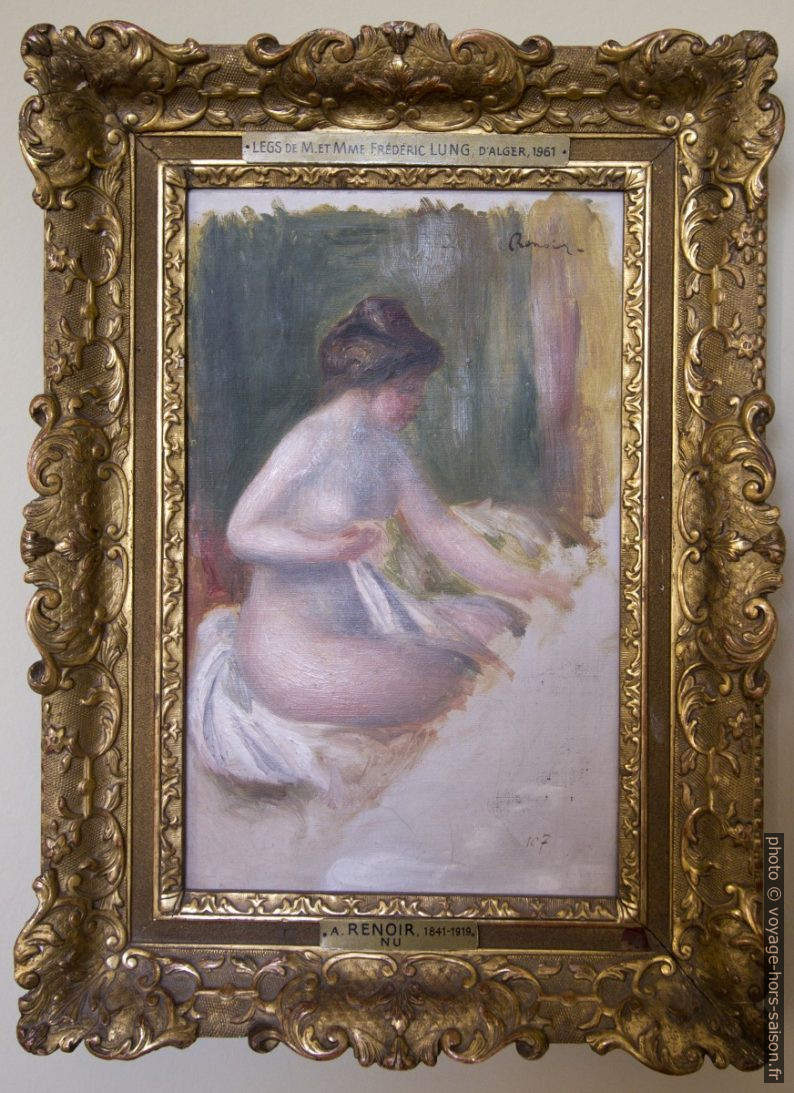 Nu assis par Pierre-Auguste Renoir. Photo © André M. Winter