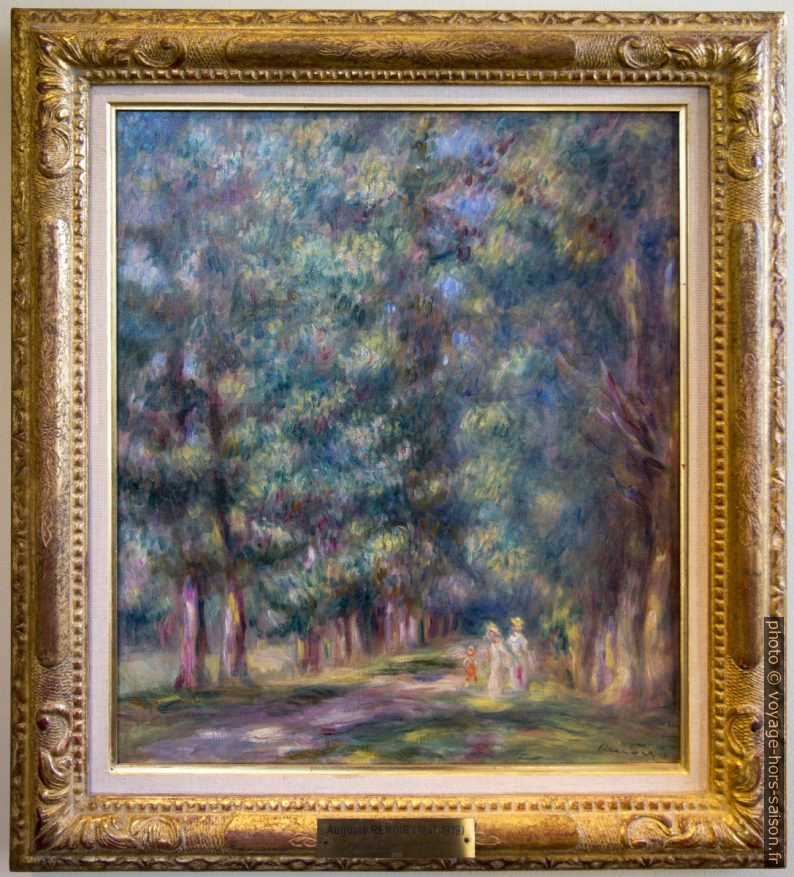 Promenade sous bois par Pierre-Auguste Renoir. Photo © André M. Winter