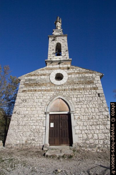 Chapelle Notre-Dame du Roc de Castellane. Photo © André M. Winter