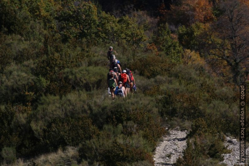 Les Randonneurs Nus de Provence à Rancoumas. Photo © André M. Winter