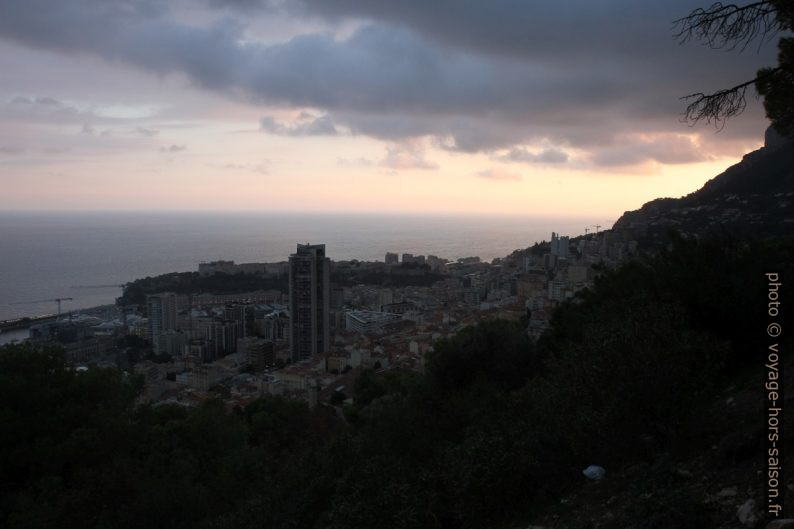 Vue de Fonbonne sur Monaco. Photo © Alex Medwedeff