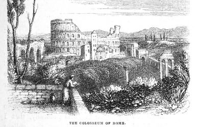 Vignette du Colisée de Rome tiré d'Images d'Italie de Charles Dickens