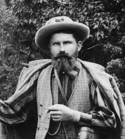 Matthias Zurbriggen en 1895 en Tasmanie. Photo Joseph James Kinsey