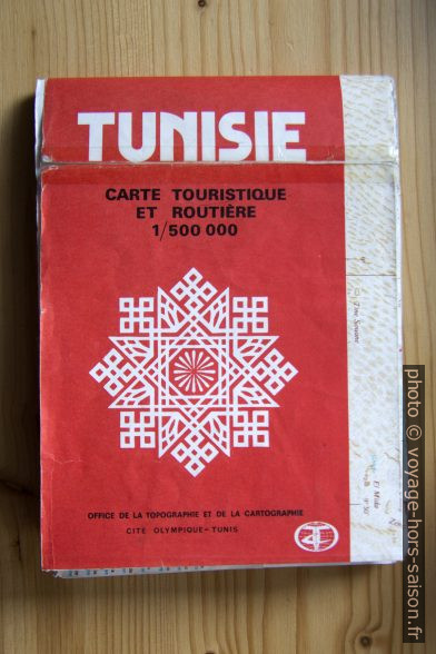 Carte de Tunisie 1:500000 OTC Tunis. Photo © André M. Winter