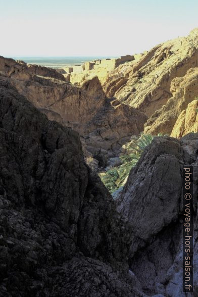 Canyon derrière Chbika. Photo © André M. Winter