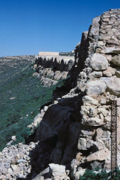 Ghorfas en ruines de Ksar Joumaa. Photo © André M. Winter